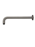 Round Wall Shower Curved Arm 400mm - Gun Metal - MA09-400-PVDGM