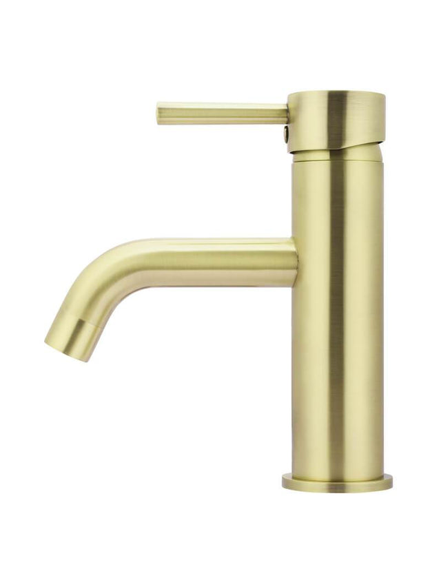 Round Basin Mixer Curved - Tiger Bronze (SKU: MB03-PVDBB) by Meir