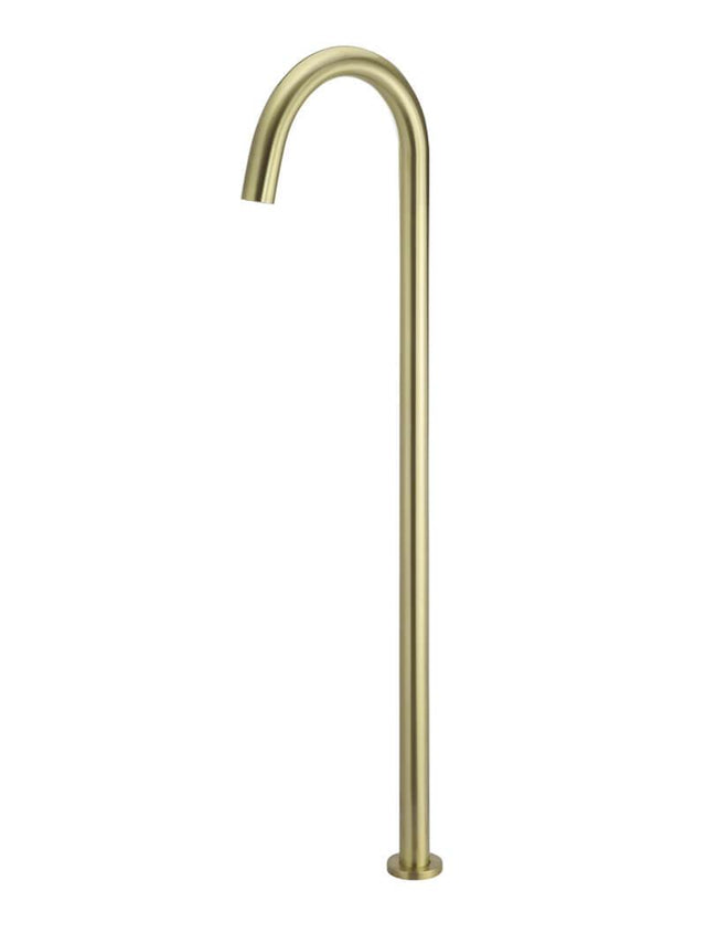 Round Freestanding Bath Spout - Tiger Bronze (SKU: MB06-PVDBB) by Meir
