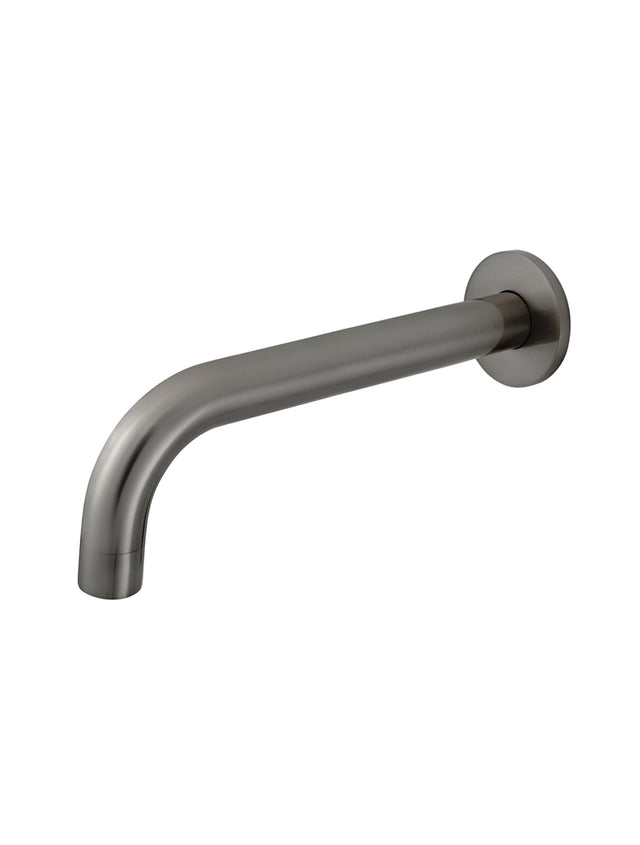 Round Curved Basin Wall Spout - Gun Metal (SKU: MBS05-PVDGM) by Meir