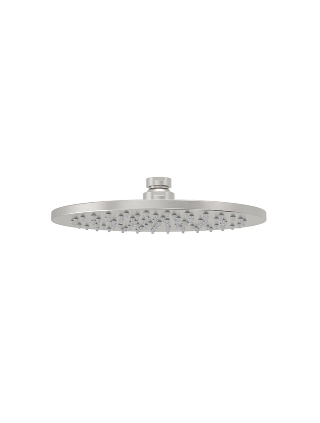Round Shower Rose 200mm - Brushed Nickel (SKU: MH04-PVDBN) by Meir