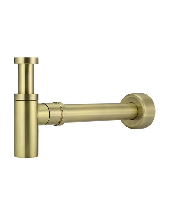 Round Bottle Trap for 32mm basin waste and 40mm outlet - Tiger Bronze (SKU: MP05-R-PVDBB) by Meir