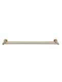 Round Double Towel Rail 600mm - Champagne - MR01-R-CH