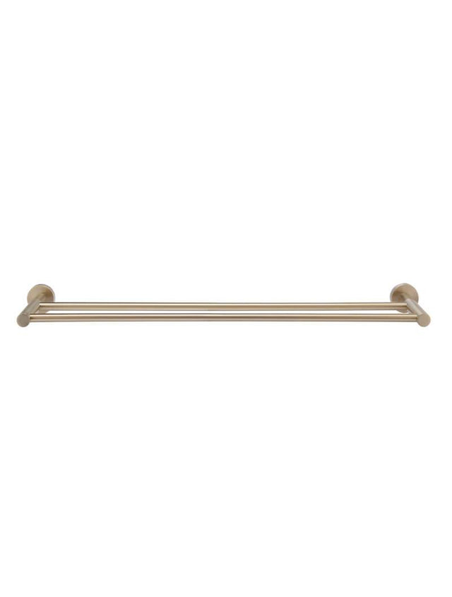 Round Double Towel Rail 600mm - Champagne (SKU: MR01-R-CH) by Meir