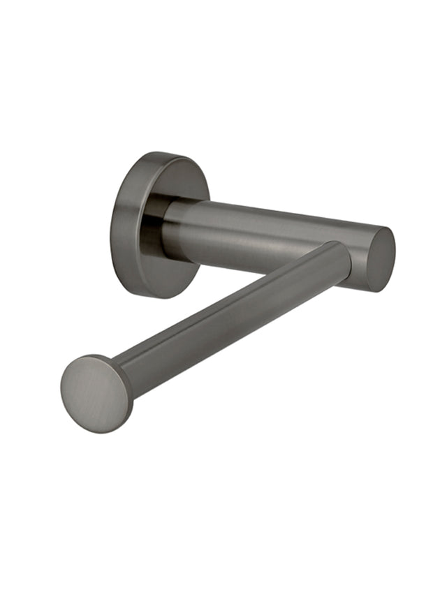 Round Toilet Roll Holder - Gun Metal (SKU: MR02-R-PVDGM) by Meir