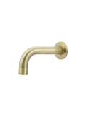 Round Curved Basin Spout 130mm - Tiger Bronze - MBS05-130-PVDBB