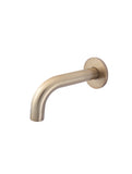 Round Curved Basin Spout 130mm - Champagne - MBS05-130-CH