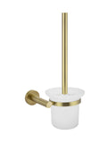 Round Toilet Brush & Holder - Tiger Bronze (SKU:MTO01-R-BB) by Meir - MTO01-R-PVDBB