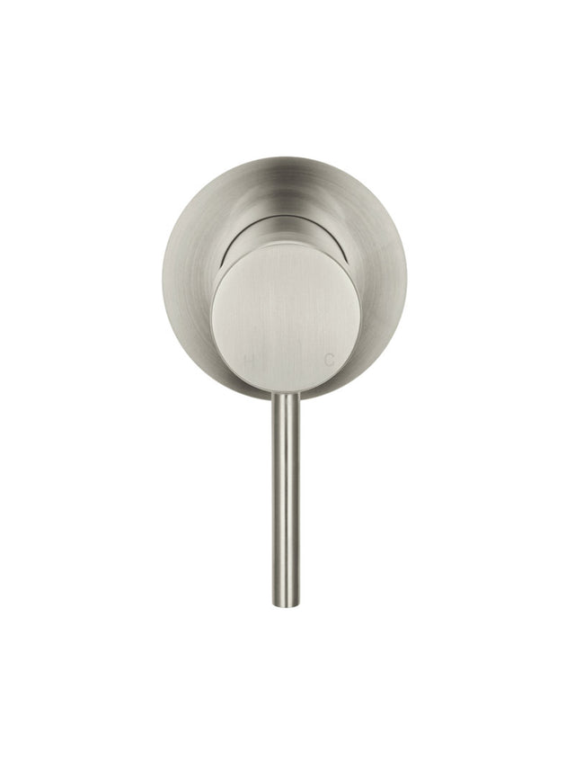 Round Finish Wall Mixer - PVD Brushed Nickel (SKU: MW03-FIN-PVDBN) by Meir