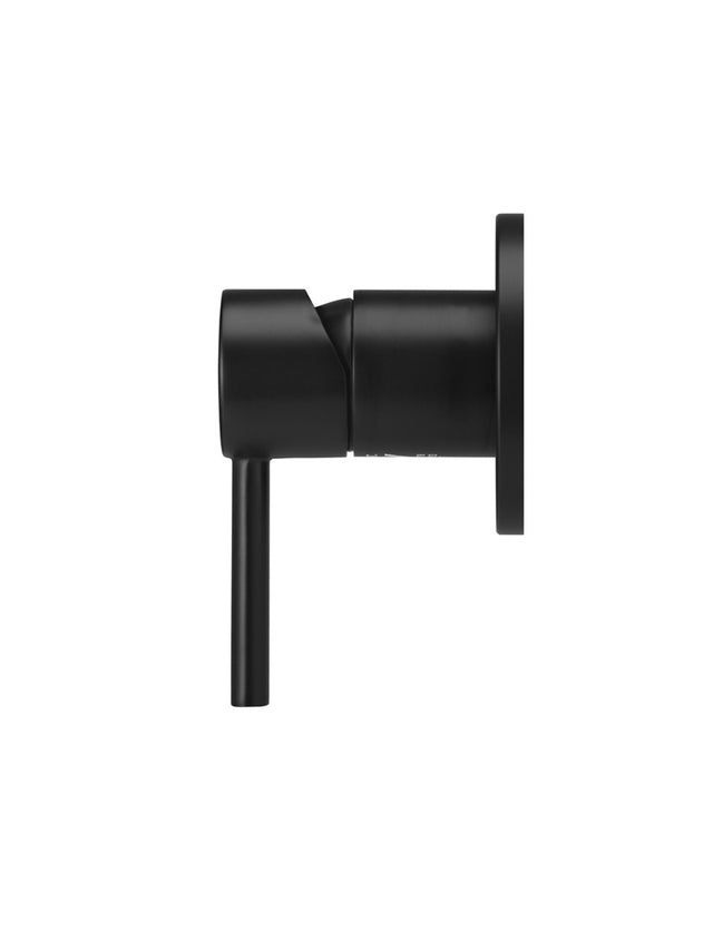 Round Finish Wall Mixer - Matte Black (SKU: MW03-FIN) by Meir
