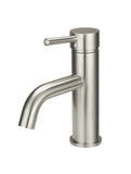 Round Basin Mixer Curved - Brushed Nickel - MB03-PVDBN