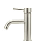 Round Basin Mixer Curved - Brushed Nickel - MB03-PVDBN