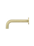Round Curved Basin Wall Spout - Tiger Bronze - MBS05-PVDBB