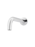Round Curved Basin Wall Spout - Polished Chrome - MBS05-C