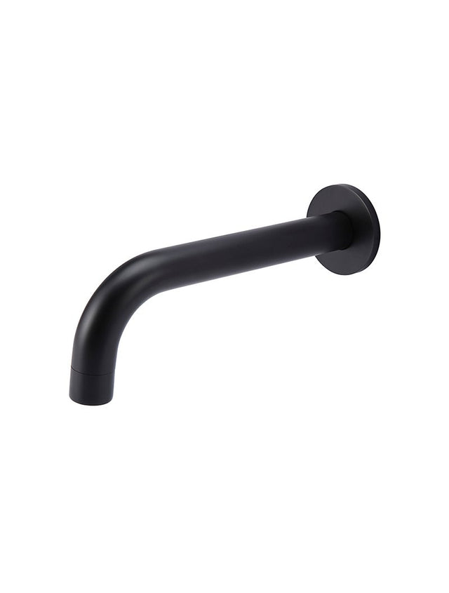 Round Curved Basin Wall Spout - Matte Black (SKU: MBS05) by Meir