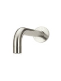 Round Curved Bath Spout - Brushed Nickel - MS05-PVDBN