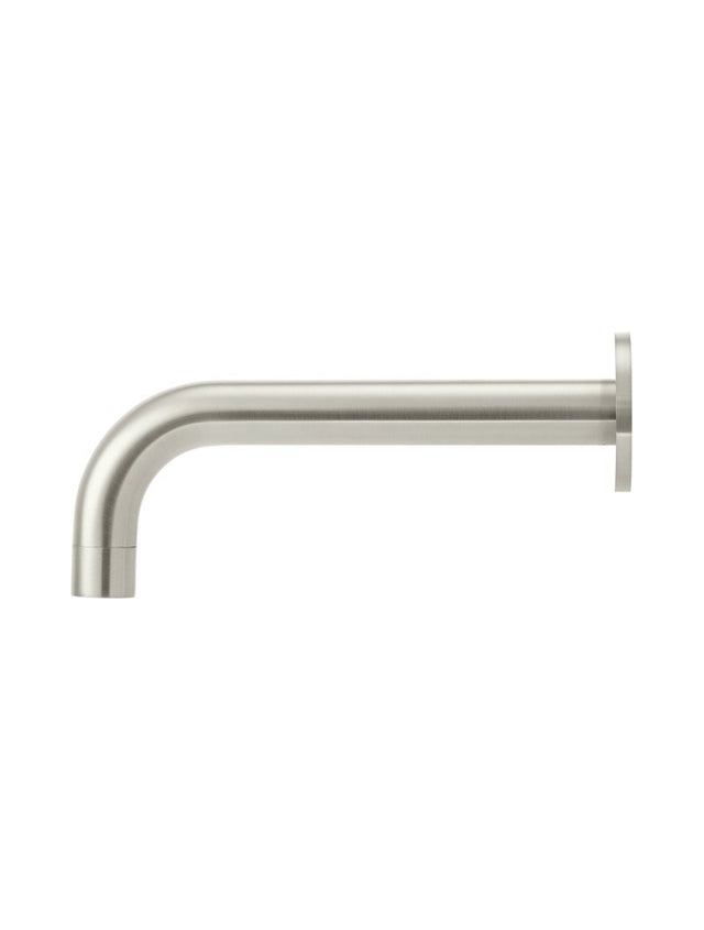 Round Curved Bath Spout - PVD Brushed Nickel (SKU: MS05-PVDBN) by Meir