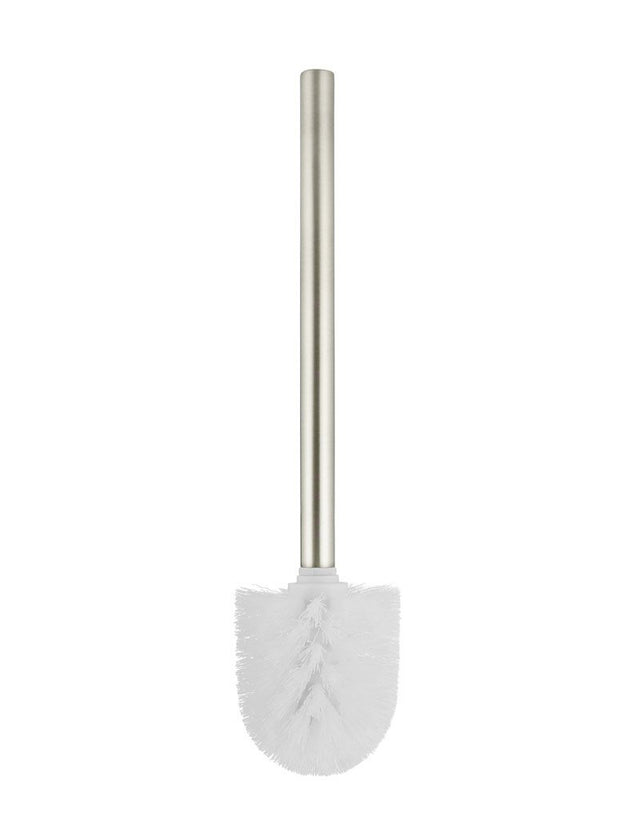 Round Toilet Brush & Holder - PVD Brushed Nickel (SKU: MTO01-R-PVDBN) by Meir