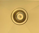 Kitchen Sink - Single Bowl 380 x 440 - Brushed Bronze Gold - MKSP-S380440-BB