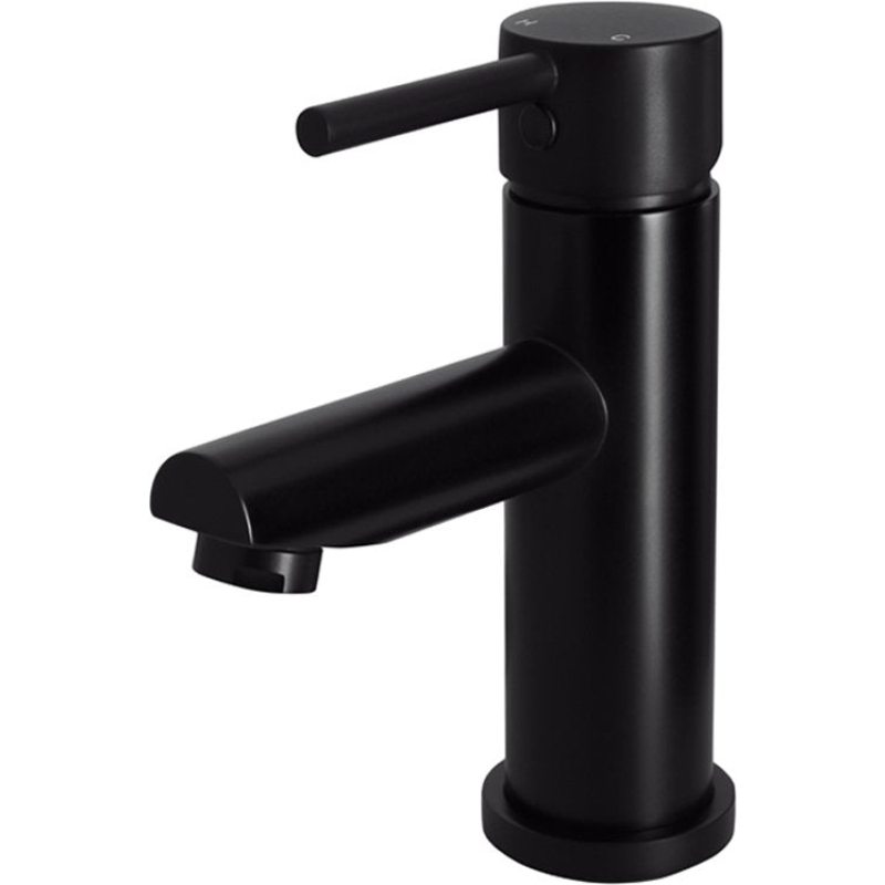 Round Basin Mixer - Matte Black