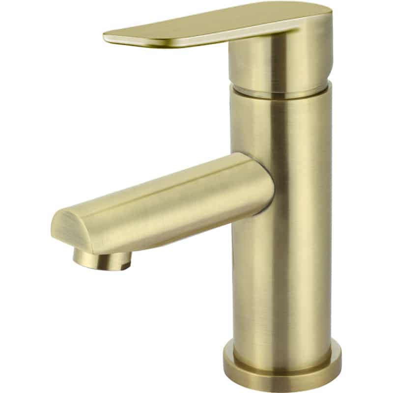 Round Paddle Basin Mixer - Tiger Bronze