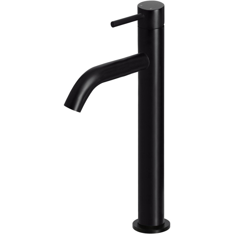 Piccola Tall Basin Mixer Tap with 130mm Spout - Matte Black