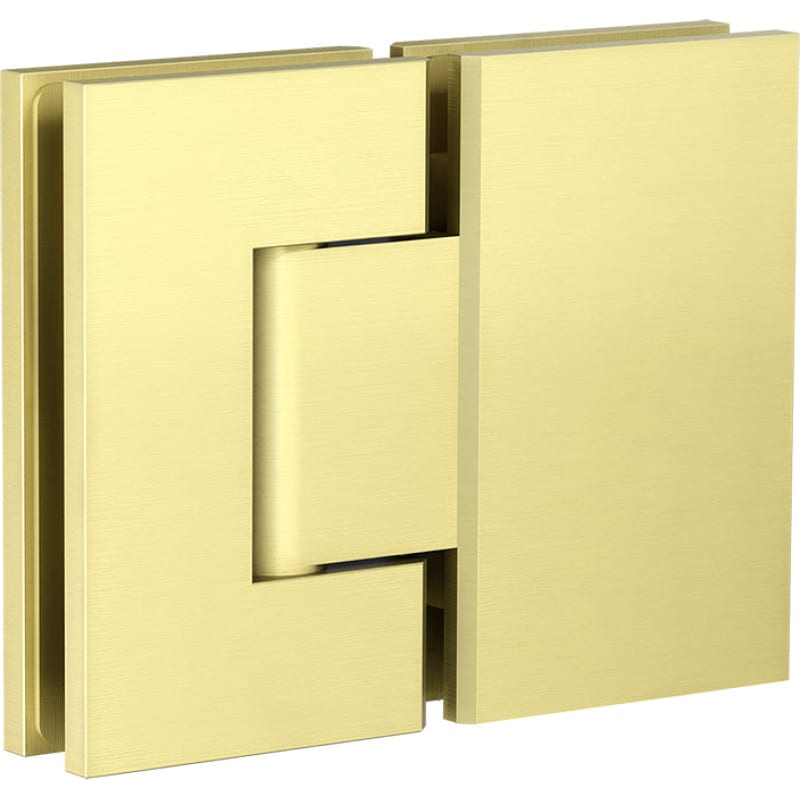 Shower Door Accessories, Glass-to-Glass Hinge - Tiger Bronze