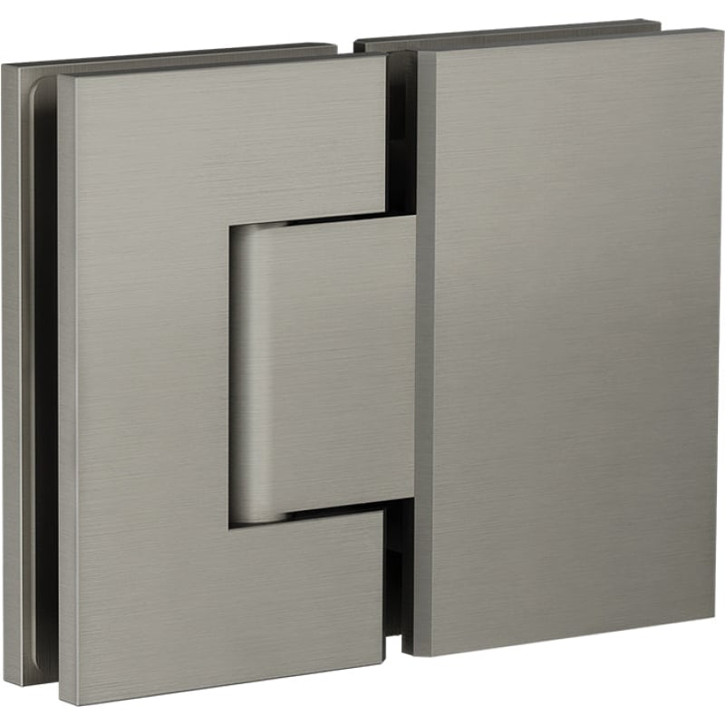 Shower Door Accessories, Glass-to-Glass Hinge - Gun Metal