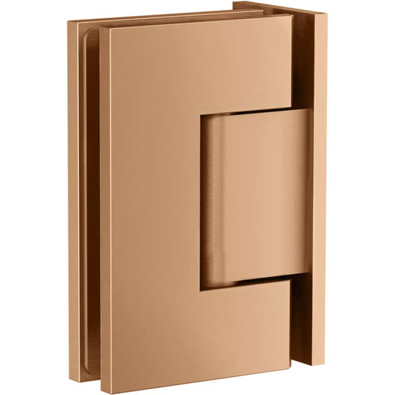 Shower Door Accessories, Wall-to-Glass Hinge - Lustre Bronze