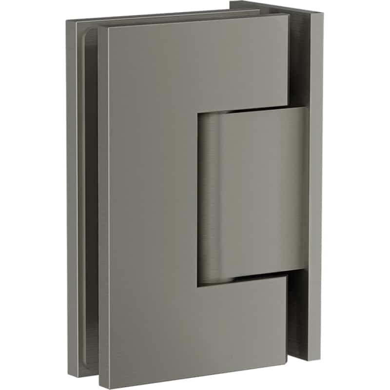 Shower Door Accessories, Wall-to-Glass Hinge - Gun Metal