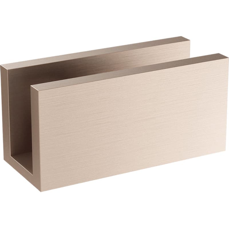 Shower Door Accessories, Fixing Bracket U-Shape - Champagne