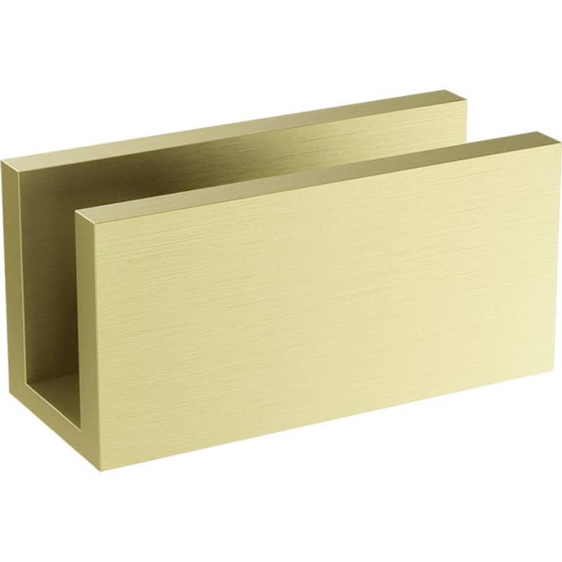 Shower Door Accessories, Fixing Bracket U-Shape - Tiger Bronze