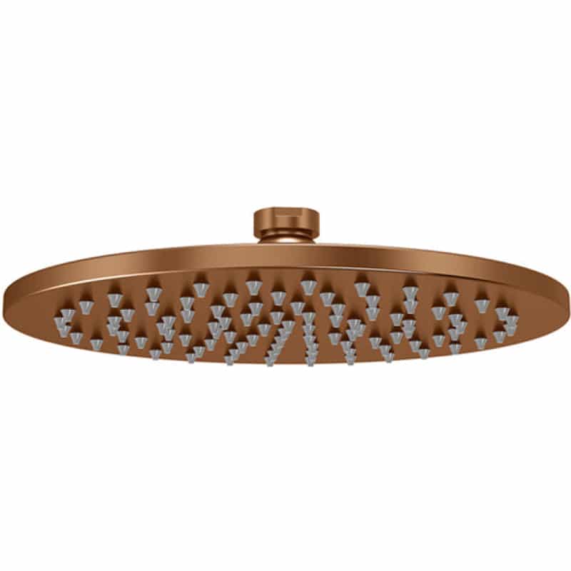 Round Shower Rose 200mm - Lustre Bronze