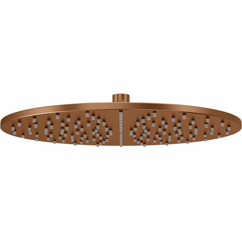 Round Shower Rose 300mm - Lustre Bronze