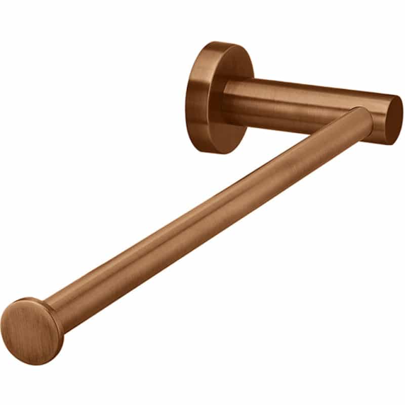 Round Guest Towel Rail - Lustre Bronze