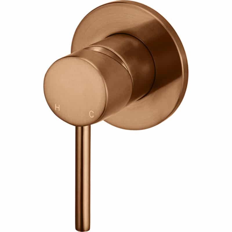 Round Wall Mixer Finish Set - Lustre Bronze