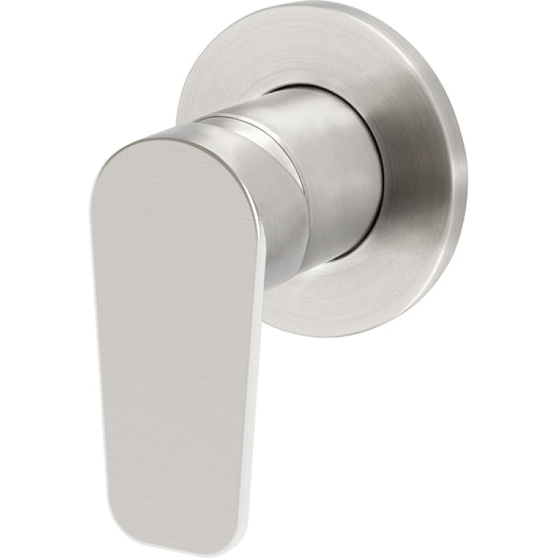 Round Finish Paddle Wall Mixer - Brushed Nickel