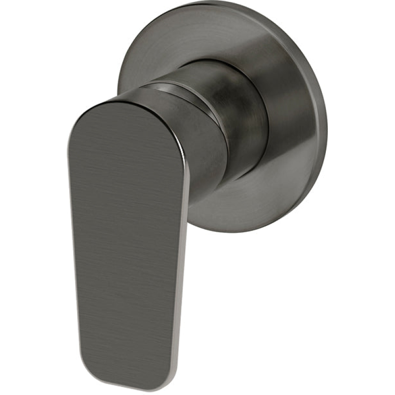 Round Finish Paddle Wall Mixer - Gun Metal