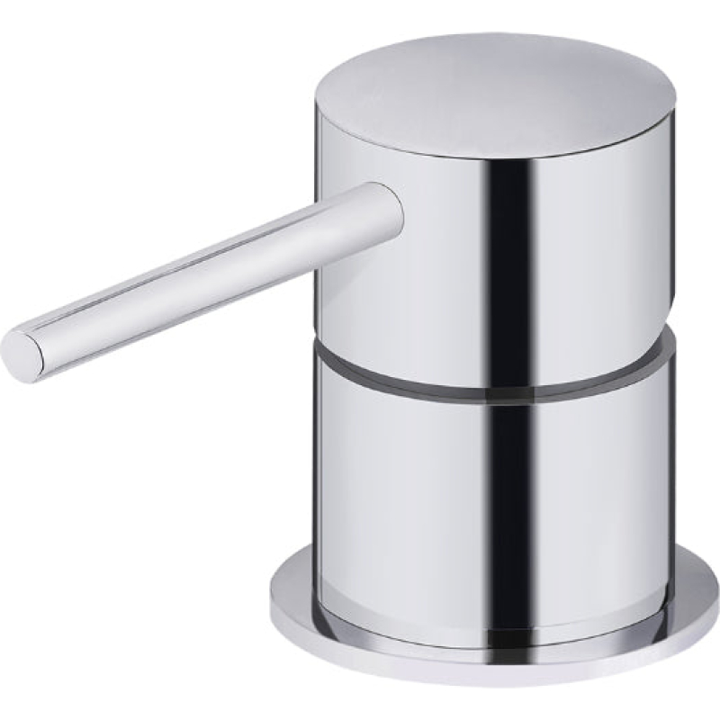 Deck Mounted Round Mixer - Chrome