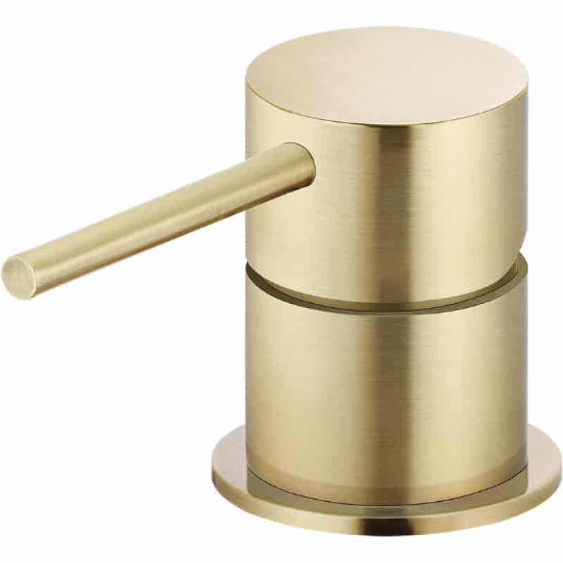 Deck Mounted Round Mixer - Tiger Bronze