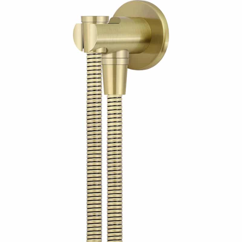 Bracket Set with Hose (excludes Handshower) - Tiger Bronze