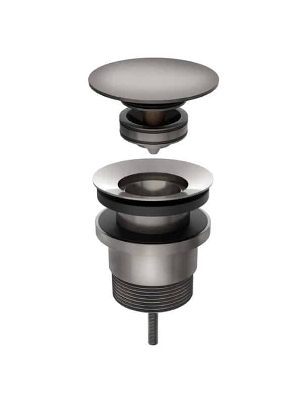 Universal all-in-one Pop Up Waste - Basin & Bath - Gun Metal - Image 3